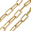 304 Stainless Steel Paperclip Chains CHS-L030-03G-1