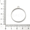 304 Stainless Steel Open Back Bezel Pendants STAS-B126-06F-P-3