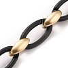 Handmade Opaque Spray Painted Acrylic Cable Chains AJEW-JB00804-2