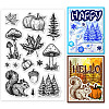 Custom Summer Theme PVC Plastic Clear Stamps DIY-WH0631-0352-1