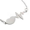 Non-Tarnish Stainless Steel Cable Chain Link Bracelets for Women Men LS-STAS-Z061-01P-02-2