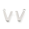 Non-Tarnish 201 Stainless Steel Charms STAS-C021-06P-V-2