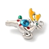 Christmas Deer with Money Bag Rack Plating Alloy Enamel Pendants FIND-I039-024A-P-2