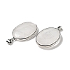 Natural Rose Quartz Pendants G-M415-01P-08-2