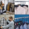 234Pcs 9 Colors 2XS~4XL Plastic Clothing Trouser Size Markers KY-CP0001-08-5
