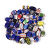 Handmade Millefiori Glass Barrel Beads LA-N002-04-1