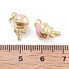 Rack Plating Brass Enamel Charms LS-KK-G512-19A-G-3