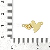 Brass Enamel Connector Charms KK-G526-05G-3