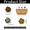 300Pcs 3 Colors Tibetan Style Alloy Beads FIND-AR0004-78-2