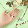 6Pcs Brass Necklaces NJEW-CA00002-3