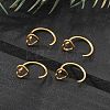 304 Stainless Steel Heart Hoop Nose Rings AJEW-A062-06G-1