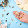 50Pcs 5 Colors Alloy Swivel Snap Hook Clasps FIND-TA0005-83-6