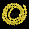 Transparent Glass Beads Strands X-GLAA-T032-T6mm-MD12-3