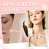 150Pcs 6 Colors Transparent Glass Beads GGLA-SC0001-17-5