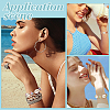 8Pcs 4 Colors Natural Cowrie Shell & Synthetic Turquoise Braided Bead Bracelets for Women BJEW-PH01902-5