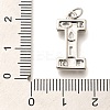 Brass Micro Pave Clear Cubic Zirconia Pendants KK-G521-01P-I-3