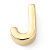 Rack Plating Brass Slide Charms KK-M254-15G-J-1