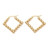 304 Stainless Steel Hoop Earrings EJEW-M221-11G-1