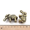 Brass Elephant Figurines Statues for Home Desktop Feng Shui Ornament KK-A216-02AB-3