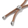 Twisted Nylon Cord Silder Bracelets DIY-B066-03P-03-3