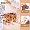 18Pcs 9 Styles Transparent Resin & Walnut Wood Pendants RESI-TA0003-35-4