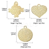10Pcs 5 Styles Alloy Enamel Pendants ENAM-YW0003-87-3