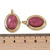 Natural Rhodonite Pendants KK-P283-54G-02-3