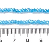 Baking Electroplate Glass Beads Strands DGLA-A039-J4mm-B12-4