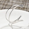 304 Stainless Steel C-Shaped Stud Earrings for Women EJEW-M089-04P-1