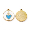 PVD Vacuum Plating 201 Stainless Steel Pendants STAS-J401-VC1026-1