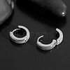 201 Stainless Steel Hoop Earrings for Men's FS-WG79C69-02-2