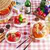 Portable Tartan Patern Non Woven Picnic Mat JX572C-01-6