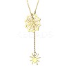 Simple and Stylish 304 Stainless Steel Lariat Necklaces WC5409-4-1