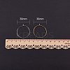 Brass Wine Glass Charm Rings Hoop Earrings KK-PH0028-01M-3