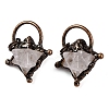 Natural Quartz Crystal Merkaba Star Pendants G-C144-02R-06-1