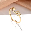 304 Stainless Steel Cuff Rings for Women RJEW-D285-01G-W-3