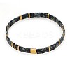 Bohemian Glass Seed Beaded Stretch Bracelets JM4508-21-1