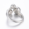 Tarnish Resistant 304 Stainless Steel Finger Rings RJEW-H125-12G-19mm-3