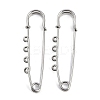 304 Stainless Steel Safety Pins Brooch Findings STAS-K252-05B-P-1