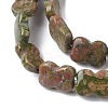 Natural Unakite Beads Strands G-K359-D09-01-4