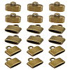 100pcs Tibetan Style Alloy Cord Ends TIBE-LP0001-09-1