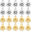 100Pcs 2 Colors Tibetan Style Alloy Charms FIND-SC0010-74-1