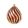 304 Stainless Steel Enamel Pendants STAS-P453-14G-03-1