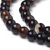 Natural Black Agate Beads Strands X-G-L555-04-4mm-2