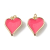 Eco-Friendly Rack Plating Brass Enamel Pendants KK-F848-02G-02-2