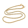 304 Stainless Steel Rope Chain Necklaces LS-NJEW-F226-03G-05-2