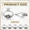 100Pcs Tibetan Style Alloy Charms FIND-LP0006-24-2