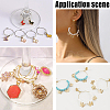 100Pcs 316 Surgical Stainless Steel Wine Glass Charms Rings STAS-BBC0005-97A-6