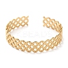 304 Stainless Steel Cuff Bangles for Women BJEW-K263-05G-13-2