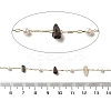 Handmade Natural Multicolor Tourmaline Chip Beaded Chains CHC-F020-02G-05-2